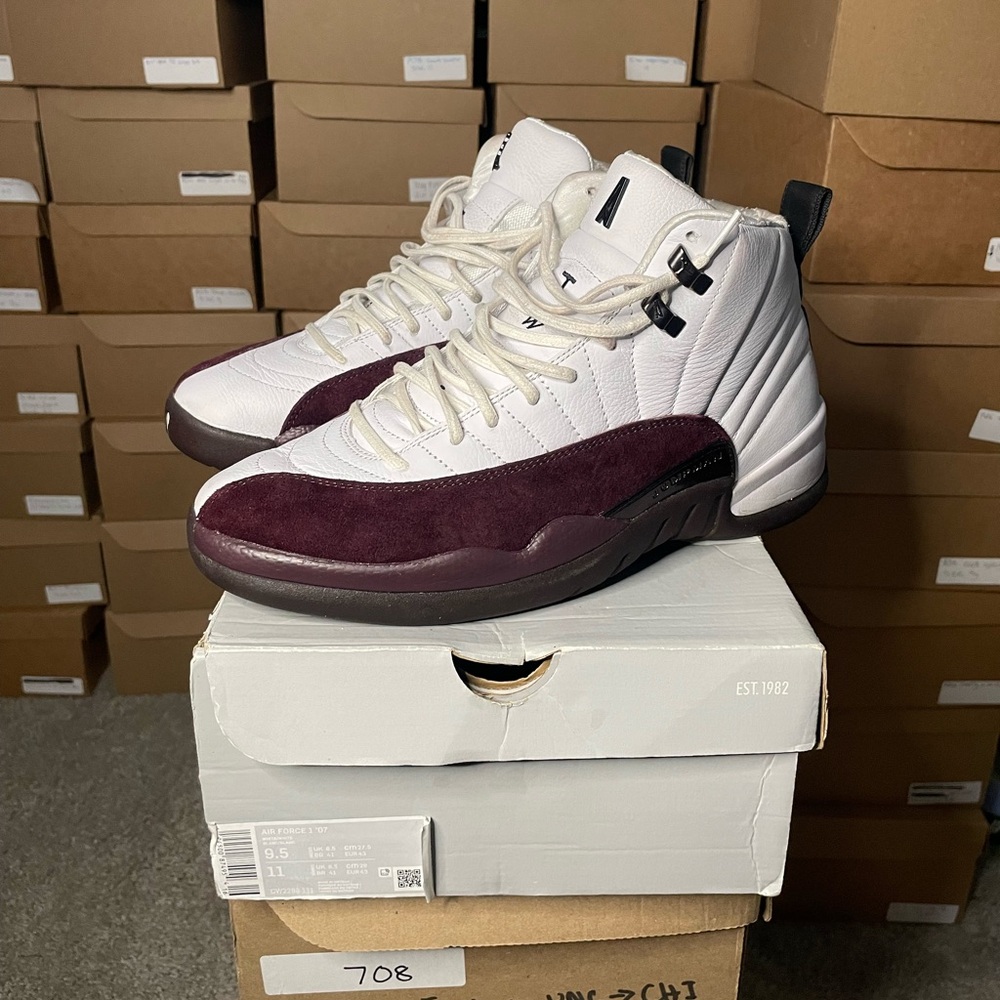 Jordan 12 Retro SP x A Ma Maniere Mid White W